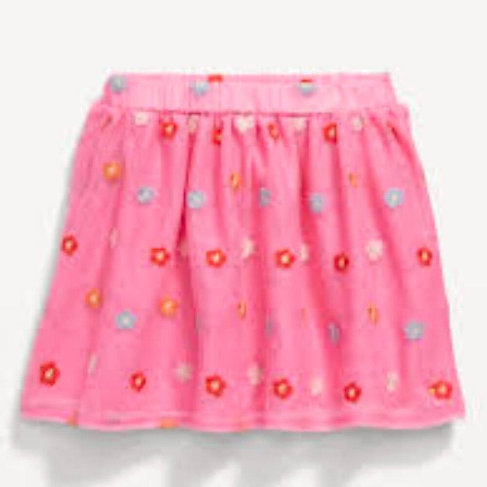 Old Navy Toddler Girl Embroidered Tulle Tutu Skirt | Rose Claret |18-24mos | NWT